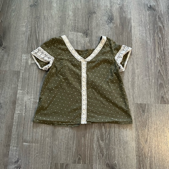 Anthropologie Maeve Venezia Textured Lace Top - Picture 4 of 7